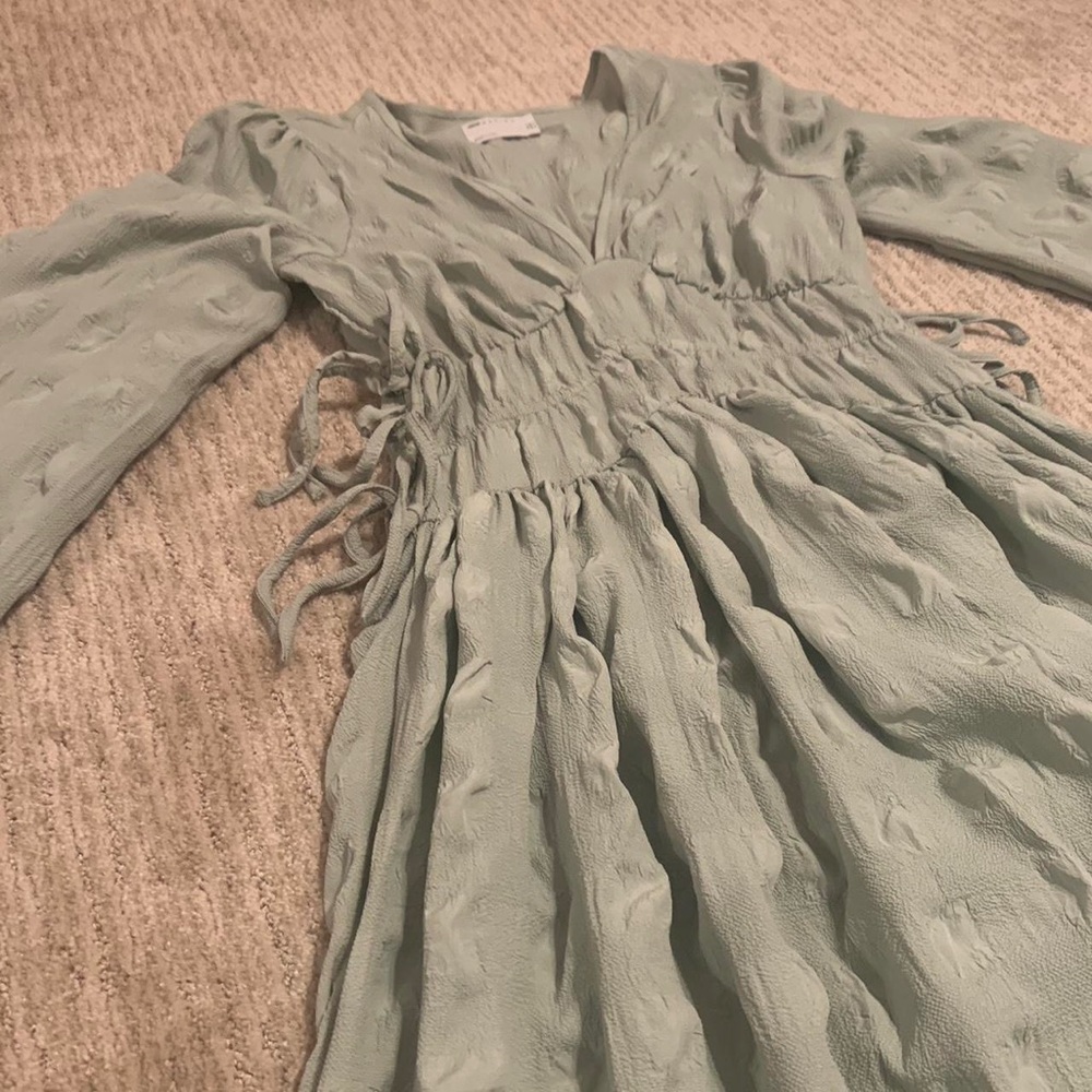 Gathered Waist Maxi Dress
